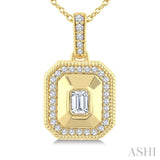 .25CTTWDM OC ARTDECO BOLD PD YG14K-G+CH*