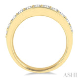 3/4 Ctw Round Cut Diamond Wedding Band in 14K Yellow Gold