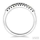 1/10 Ctw Round Cut Diamond Wedding Band in 10K White Gold