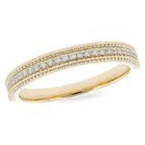 14KT Gold Ladies Diamond Wedding Ring