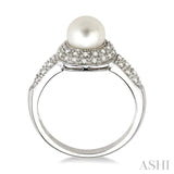 Pearl & Diamond Ring