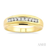 1/6 ctw Round Diamond Men's Ring in 10K Yellow Gold