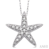 Sea Star Diamond Fashion Pendant