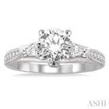 Semi-Mount Diamond Engagement Ring