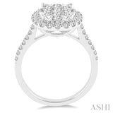 Oval Shape Lovebright Essential Diamond Engagement Ring