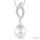 Pearl & Diamond Fashion Pendant