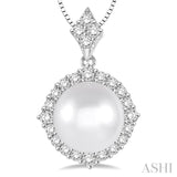 Pearl & Diamond Pendant