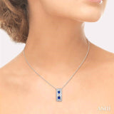 Gemstone & Diamond Pendant