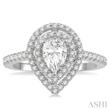 Pear Shape Diamond Engagement Ring