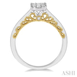 Oval Shape Lovebright Essential Diamond Engagement Ring