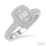 Fusion Diamond Engagement Ring