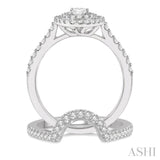 Oval Shape Diamond Wedding Set