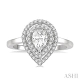 Pear Shape Diamond Engagement Ring