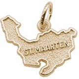 5611 - St. Maarten Map W/Border