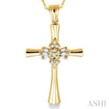 Cross Diamond Pendant