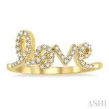 Love Diamond Fashion Ring