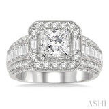 Semi-Mount Diamond Engagement Ring