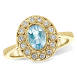 14Kt Gold Ladies Diamond Ring