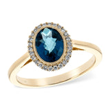 14Kt Gold Ladies Diamond Ring