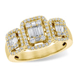 14Kt Gold Ladies Diamond Ring