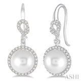 Pearl & Diamond Earrings