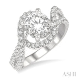 Semi-Mount Diamond Engagement Ring