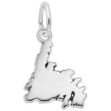 14 KT NEW FOUNDLAND MAP CHARM