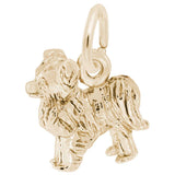 14 KT DOG PAPILLON CHARM