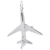Silver AIRPLANE CHARM