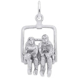 Silver WHISTLER CHAIR LIFT CHARM