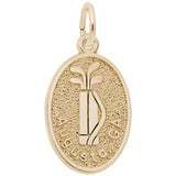 10 KT GEORGIA AUGUSTA  GOLF CHARM