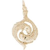 14 KT PISCES CHARM