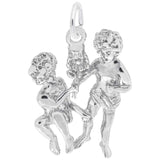 Silver GEMINI CHARM