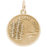 14 KT LAKE LOUISE SCENE CHARM