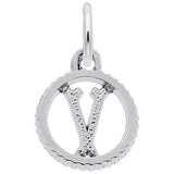 Silver INIT-V CHARM