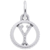 Silver INIT-Y CHARM