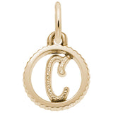 14 KT INIT-C CHARM