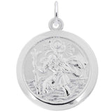 Silver ST CHRISTOPHER CHARM