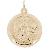 10 KT ST CHRISTOPHER CHARM