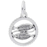 Silver PISCES CHARM