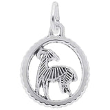 Silver ARIES CHARM