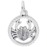 Silver CANCER CHARM
