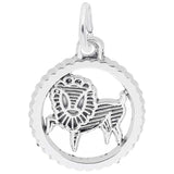 Silver LEO CHARM