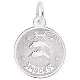 Silver PISCES CHARM