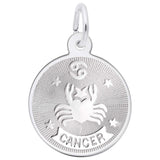 Silver CANCER CHARM
