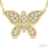 Butterfly Petite Diamond Fashion Pendant