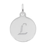 PETITE INITIAL DISC - SCRIPT L