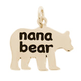 14 KT NANA BEAR CHARM
