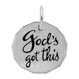 Silver GOD'S GOT THIS CHARM