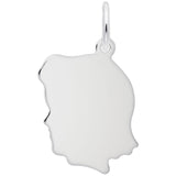 Silver GIRL CHARM